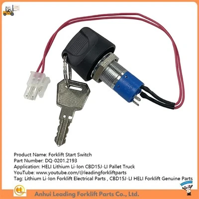 Startbryter for gaffeltruck|Litium Li-Ion gaffeltruck elektriske deler|CBD15J-LI HELI Genuine Gaffeltruck deler